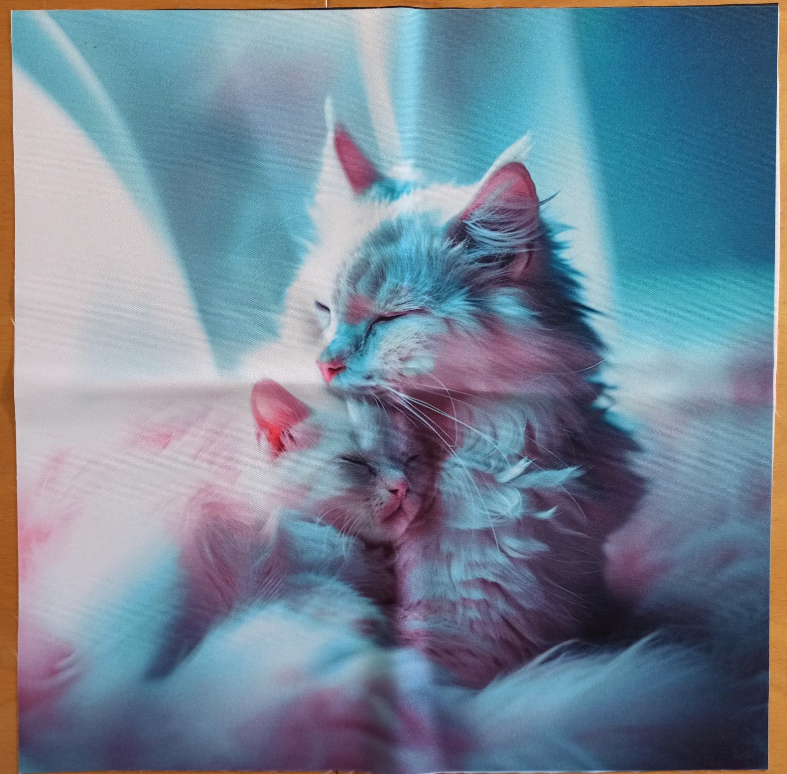 Kočárkovina PANEL 38x38 cm - Kočičí láska