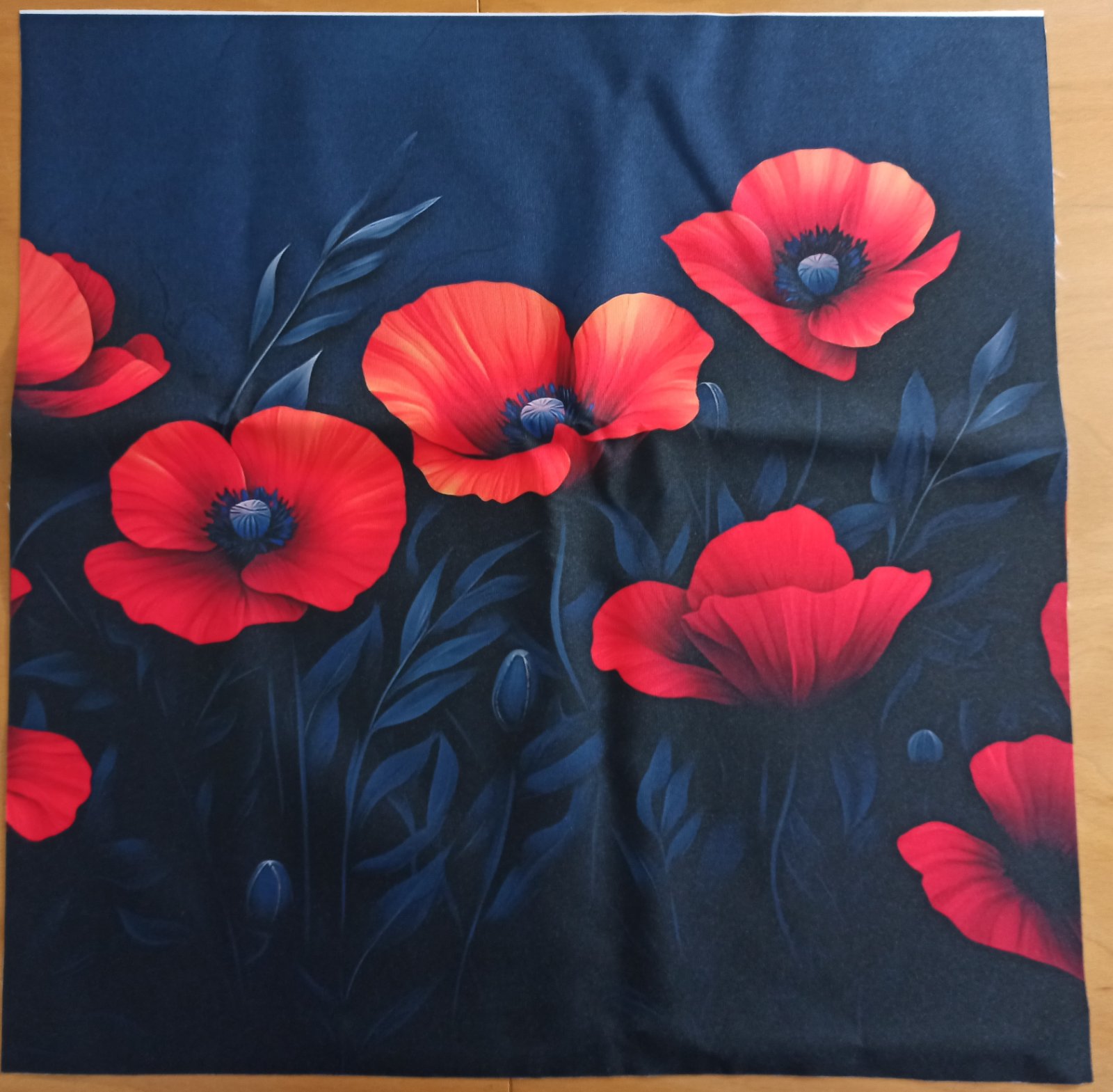 Kočárkovina PANEL 50x50 cm - Máky