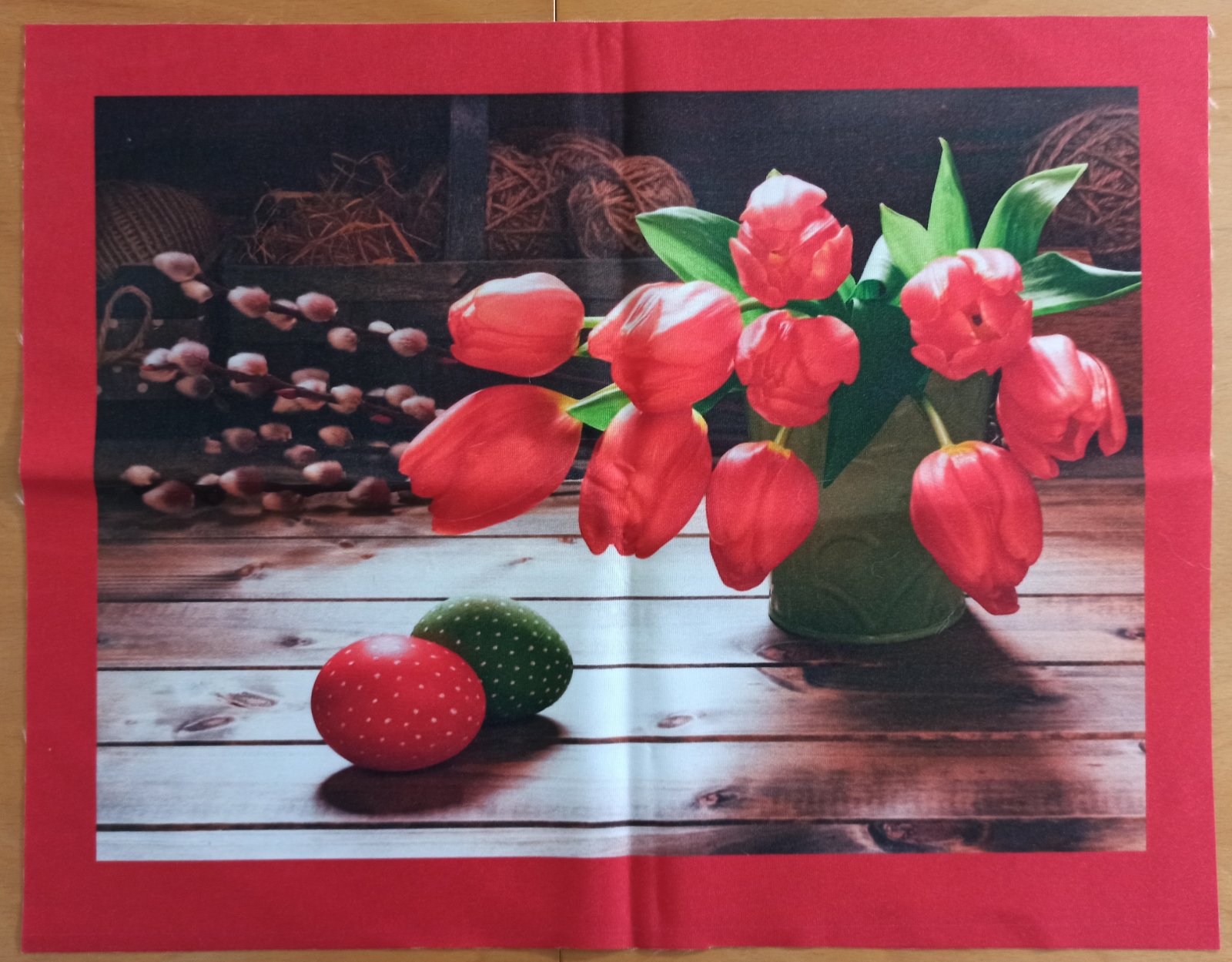 Kočárkovina PANEL 50x37 cm - Tulipány
