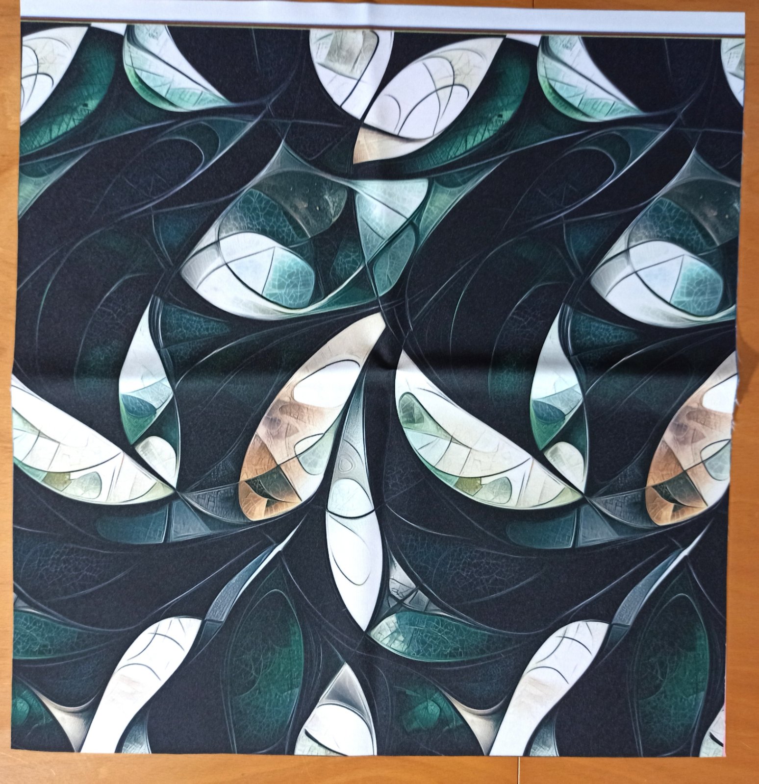 Kočárkovina PANEL 50x50 cm - černozelená